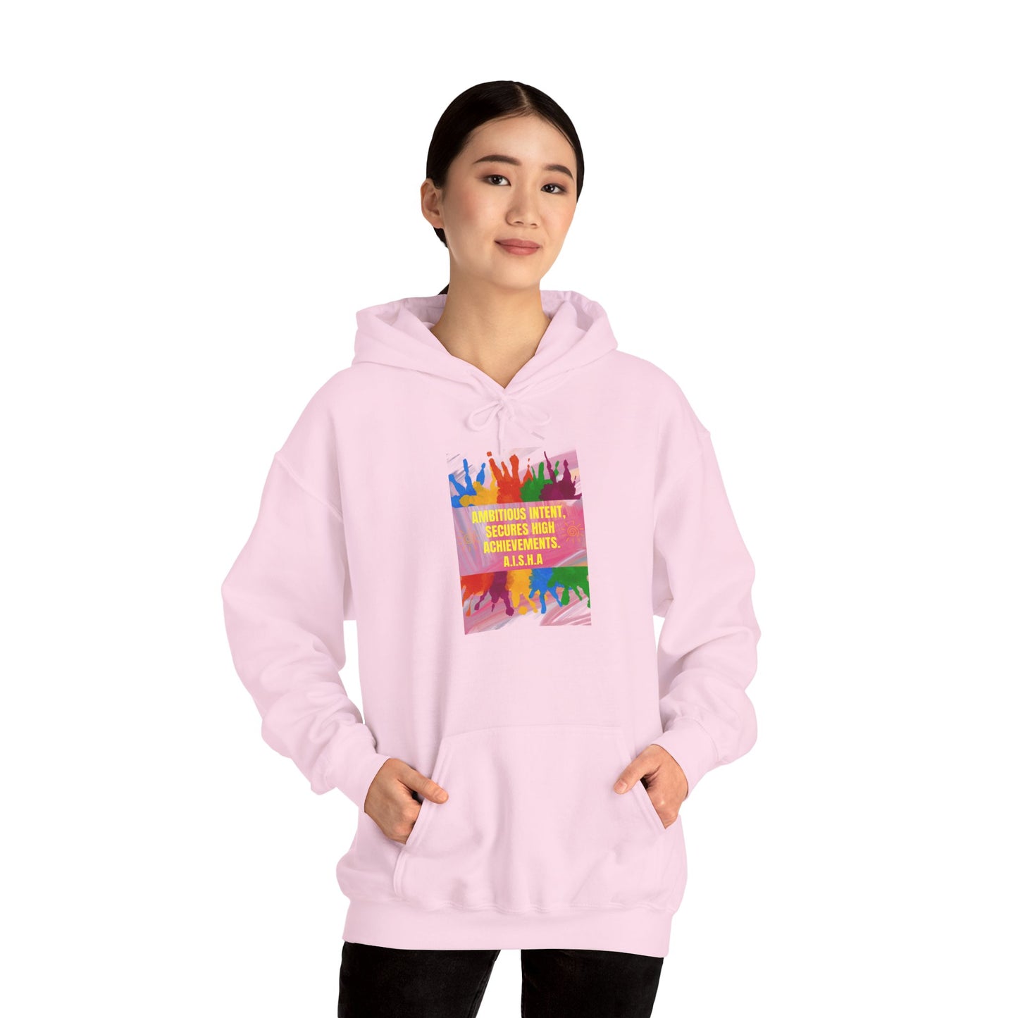 Personalized Motivational Graphic Hooded Sweatshirt