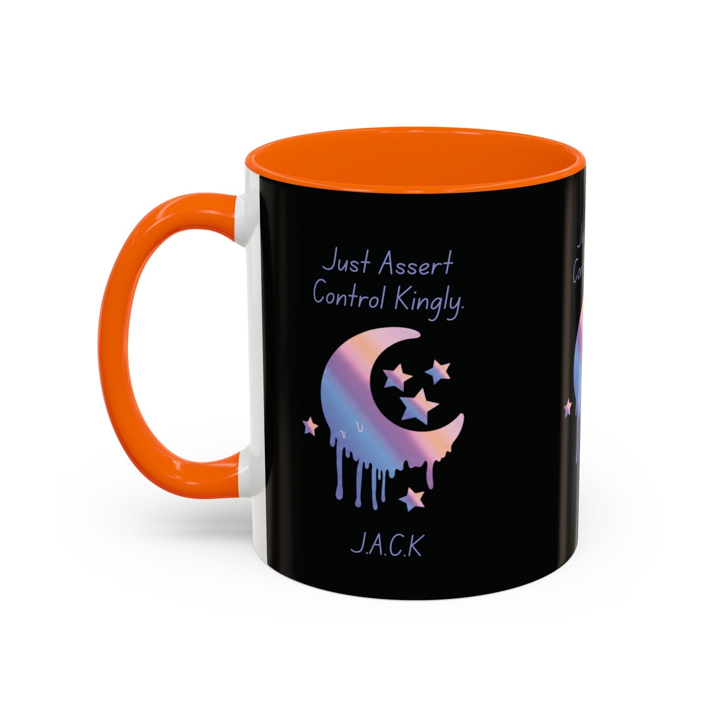 Personalized Moon Dripping Accent Coffee Mug