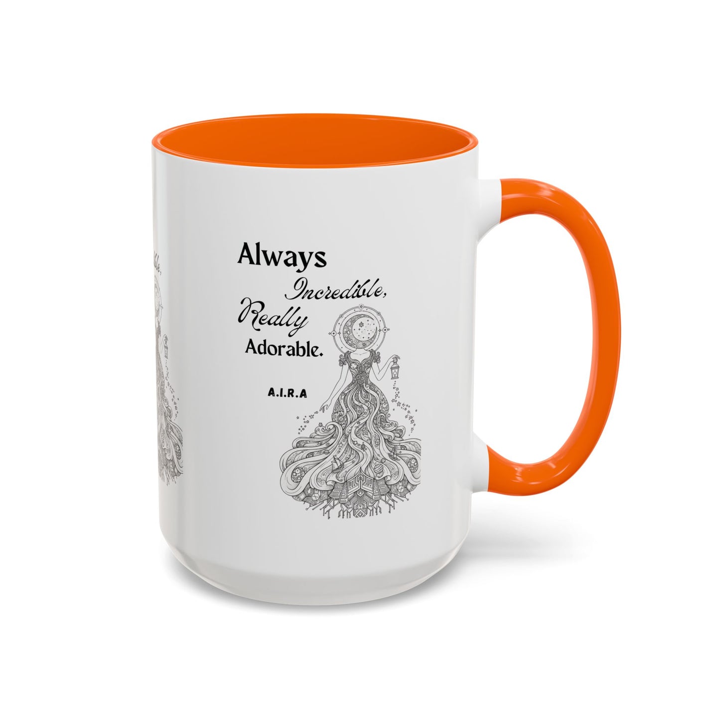 Personalized Girl With Light Accent Coffee Mug