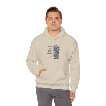 Personalized Owl Vision Graphic Hooded Sweatshirt