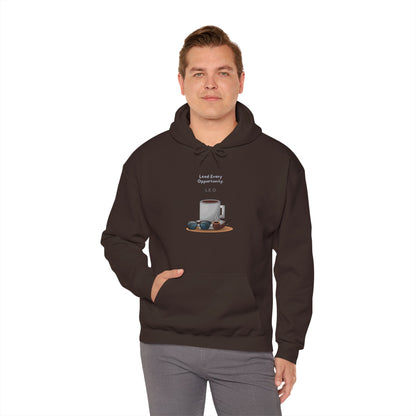 Personalized Coffee and Sunglasses Hooded Sweatshirt