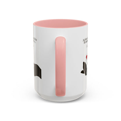 Personalized Initial Hand and Gem Accent Coffee Mug