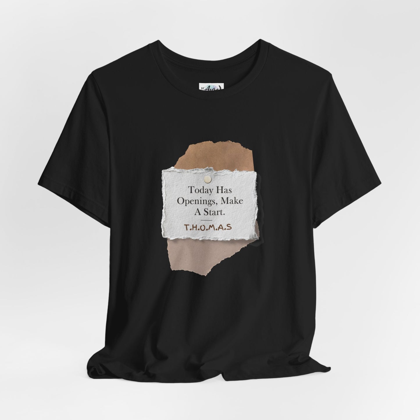 Personalized Torn Paper Motive Tee