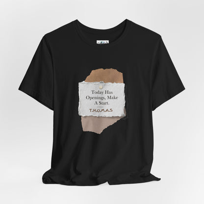 Personalized Torn Paper Motive Tee