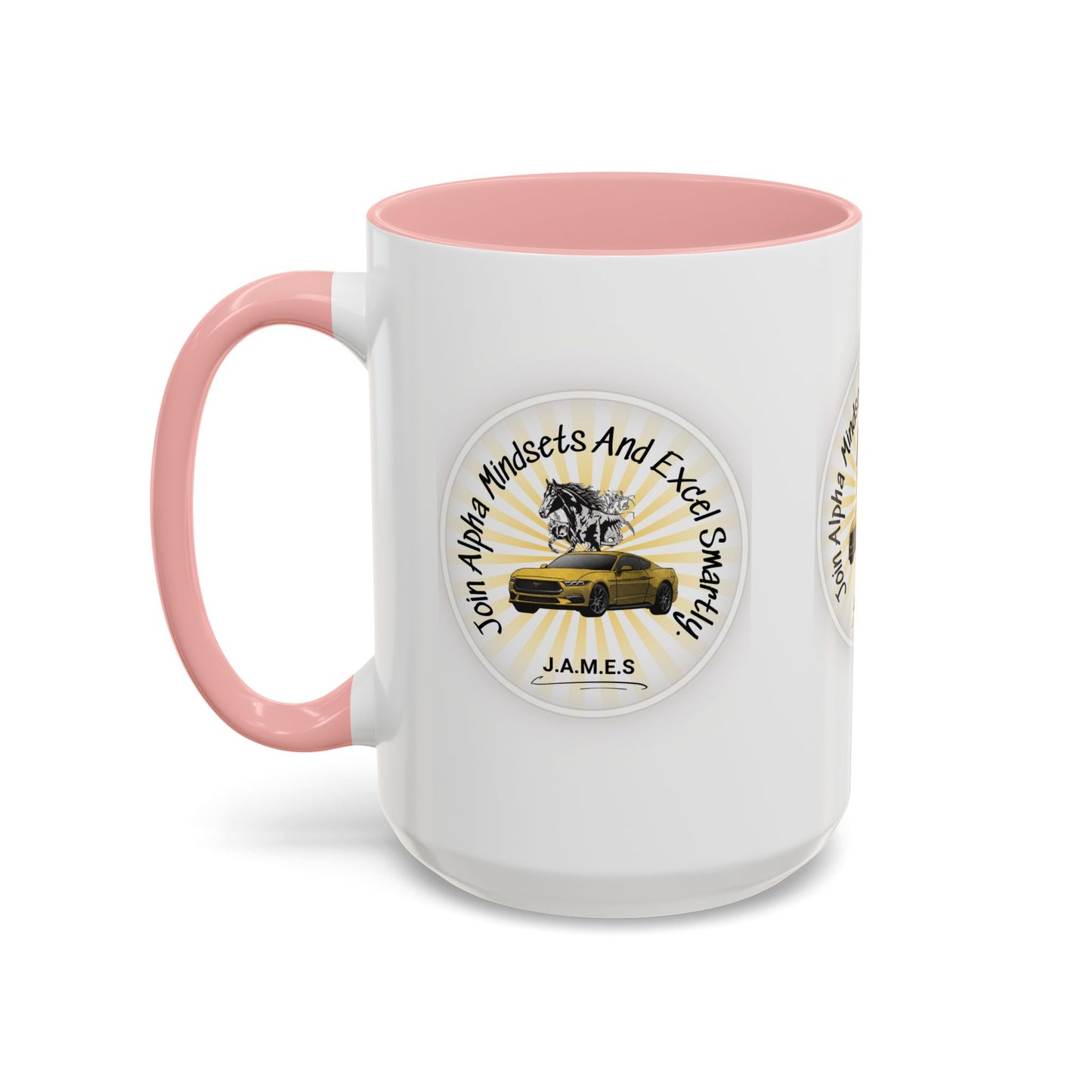 Personalized Car with Horse Accent Coffee Mug