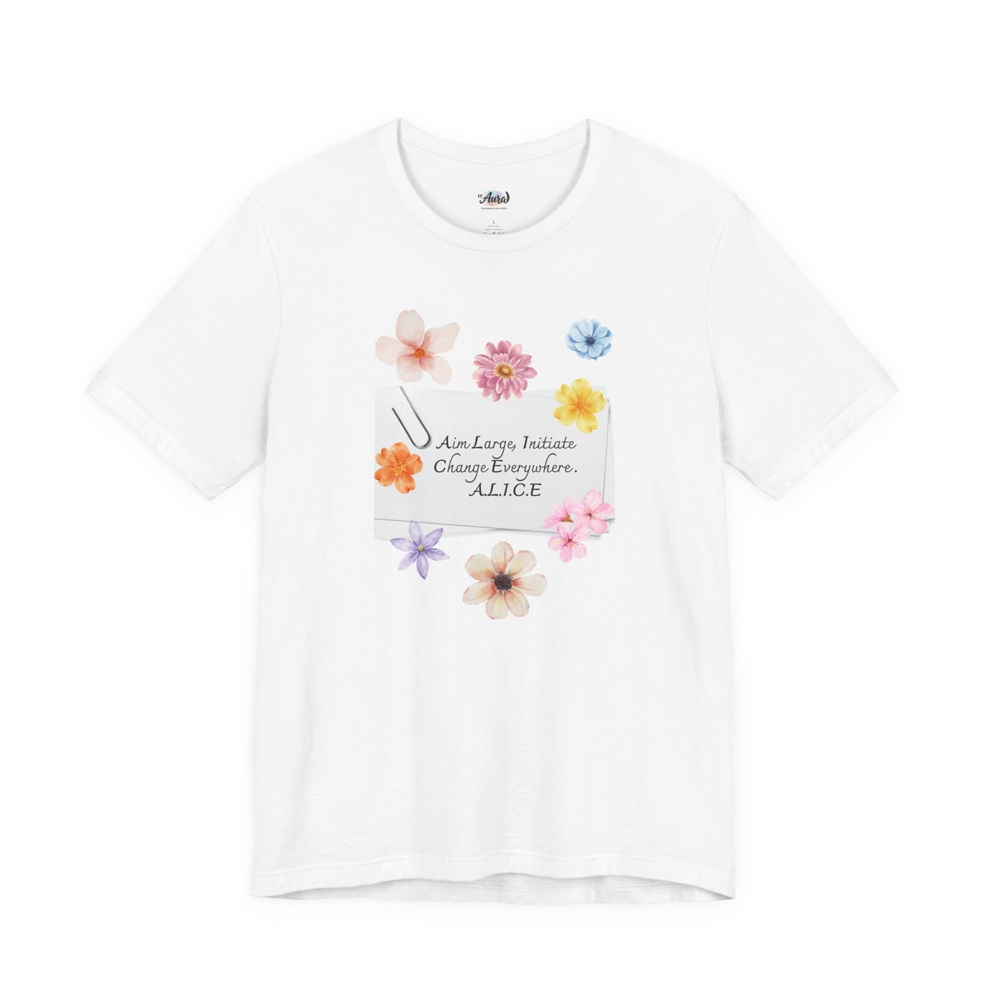 Personalized Floral Note Tee