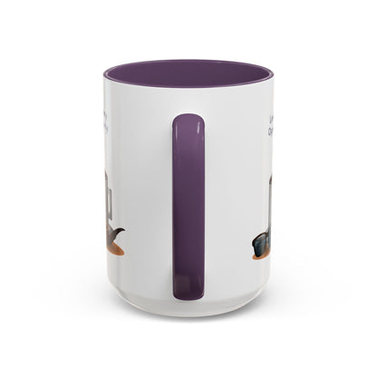 Personalized Initial Coffee and Sunglasses Accent Coffee Mug