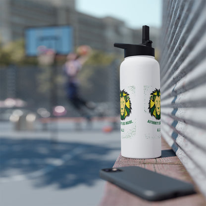Personalized Initial Quote Lion Stainless Steel Water Bottle