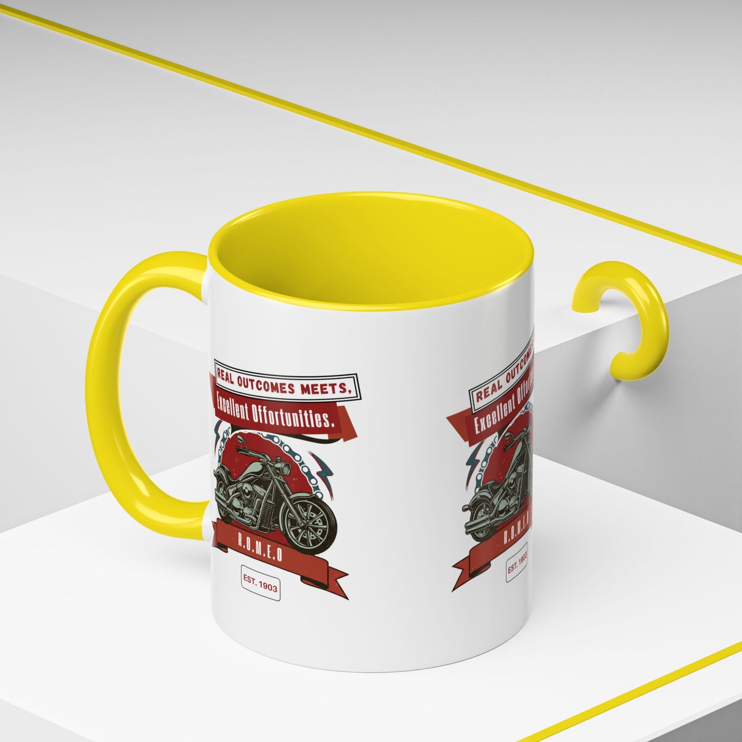 Personalized Motorcycle Accent Coffee Mug