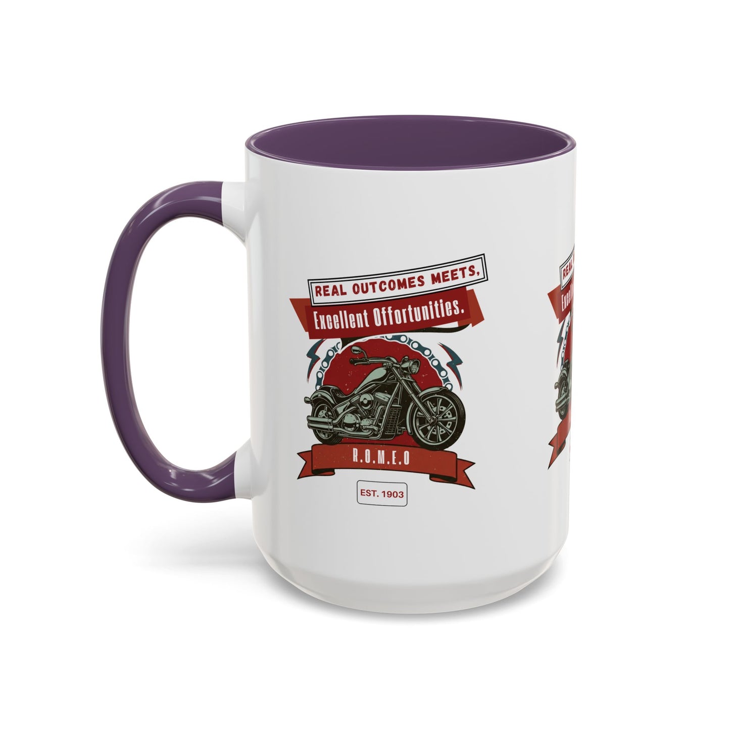 Personalized Motorcycle Accent Coffee Mug