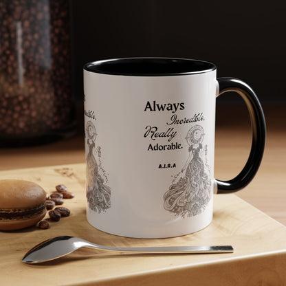 Personalized Girl With Light Accent Coffee Mug