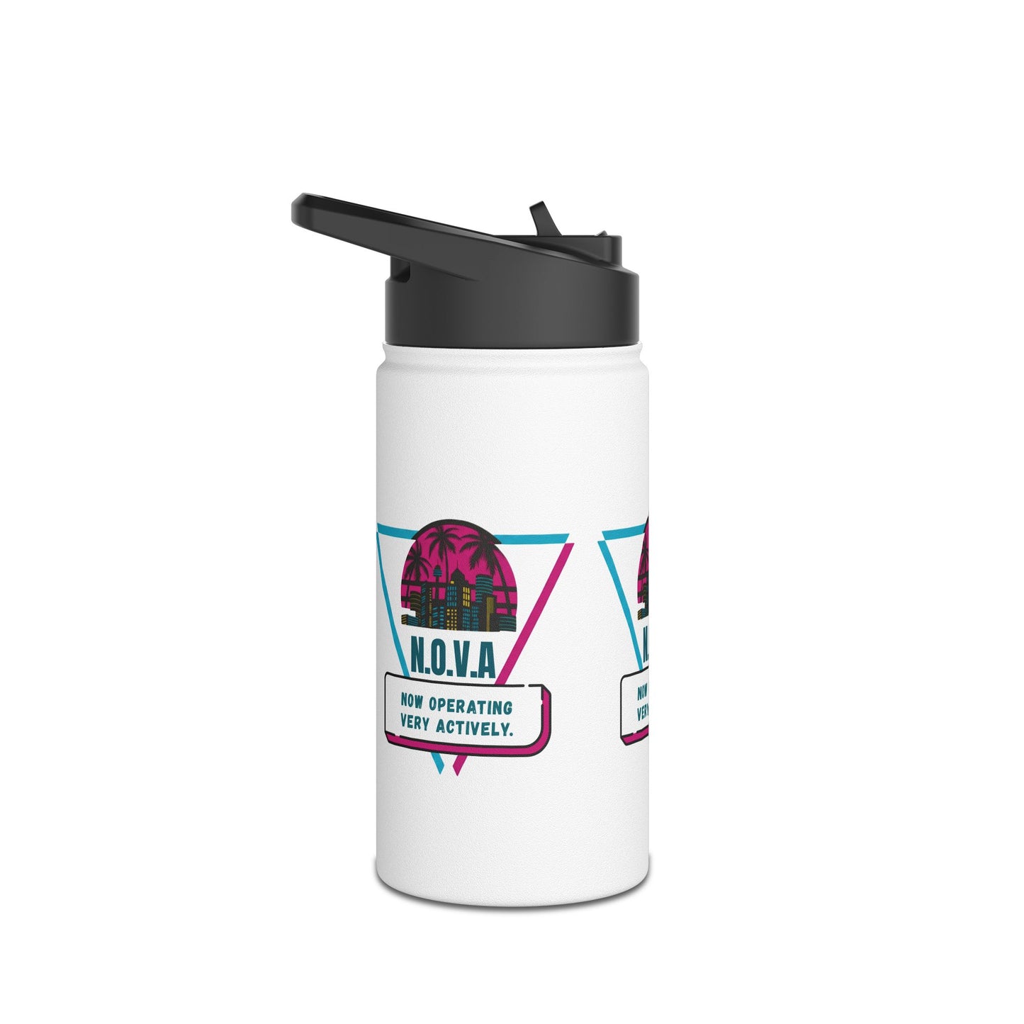 Personalized Initial Quote Building Stainless Steel Water Bottle