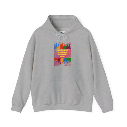 Personalized Motivational Graphic Hooded Sweatshirt