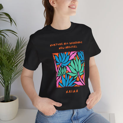Personalized Floral Empowerment Tee