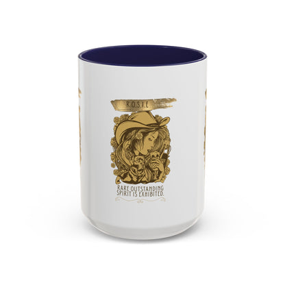 Personalized Golden Girl Accent Coffee Mug