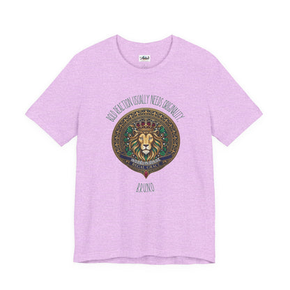 Personalized Lion Crest Graphic Tee