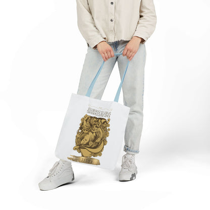 Personalized Initial Quote Golden Girl Canvas Tote Custom Name