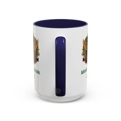 Personalized Initial Eagle Accent Coffee Mug