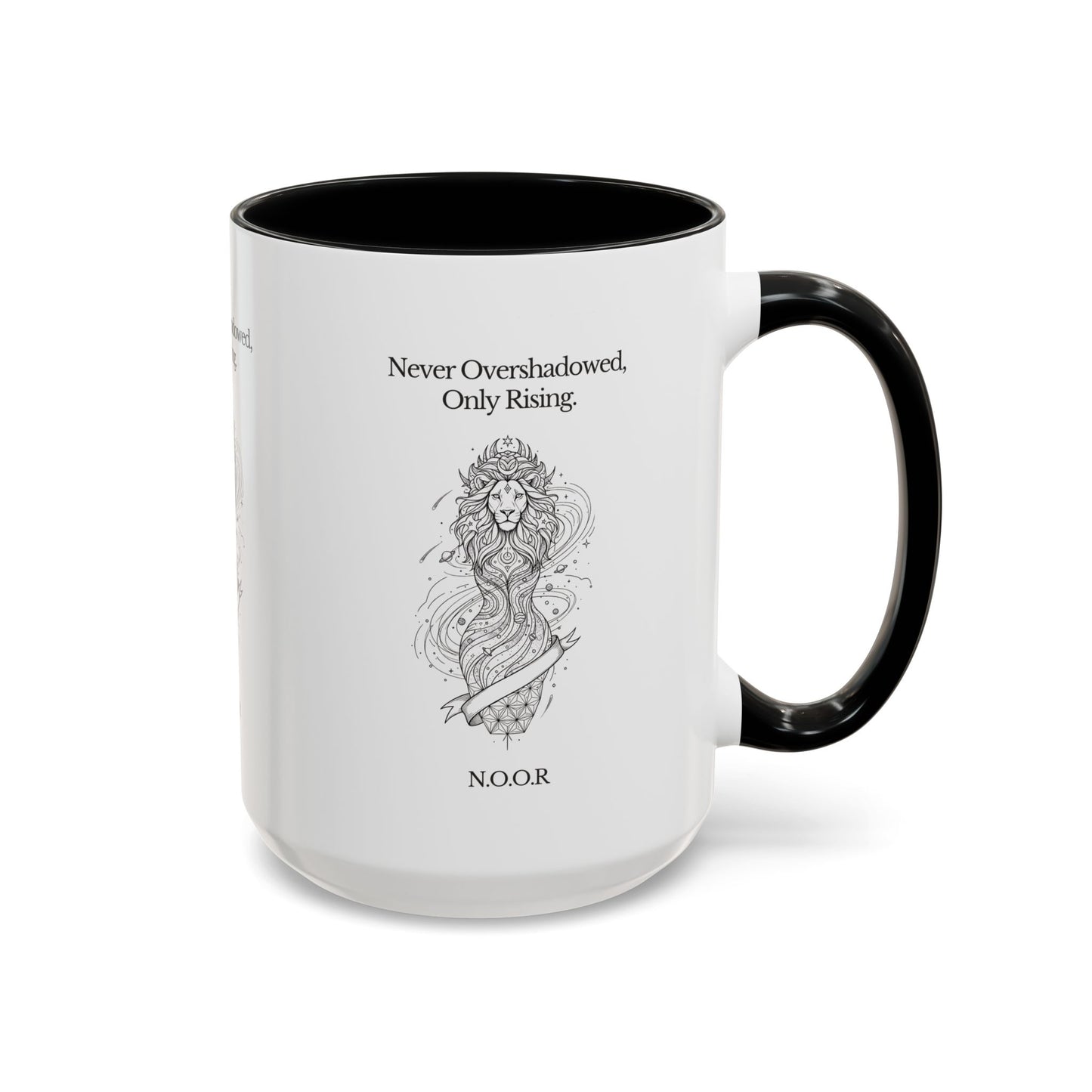 Personalized Girl Lion Accent Coffee Mug