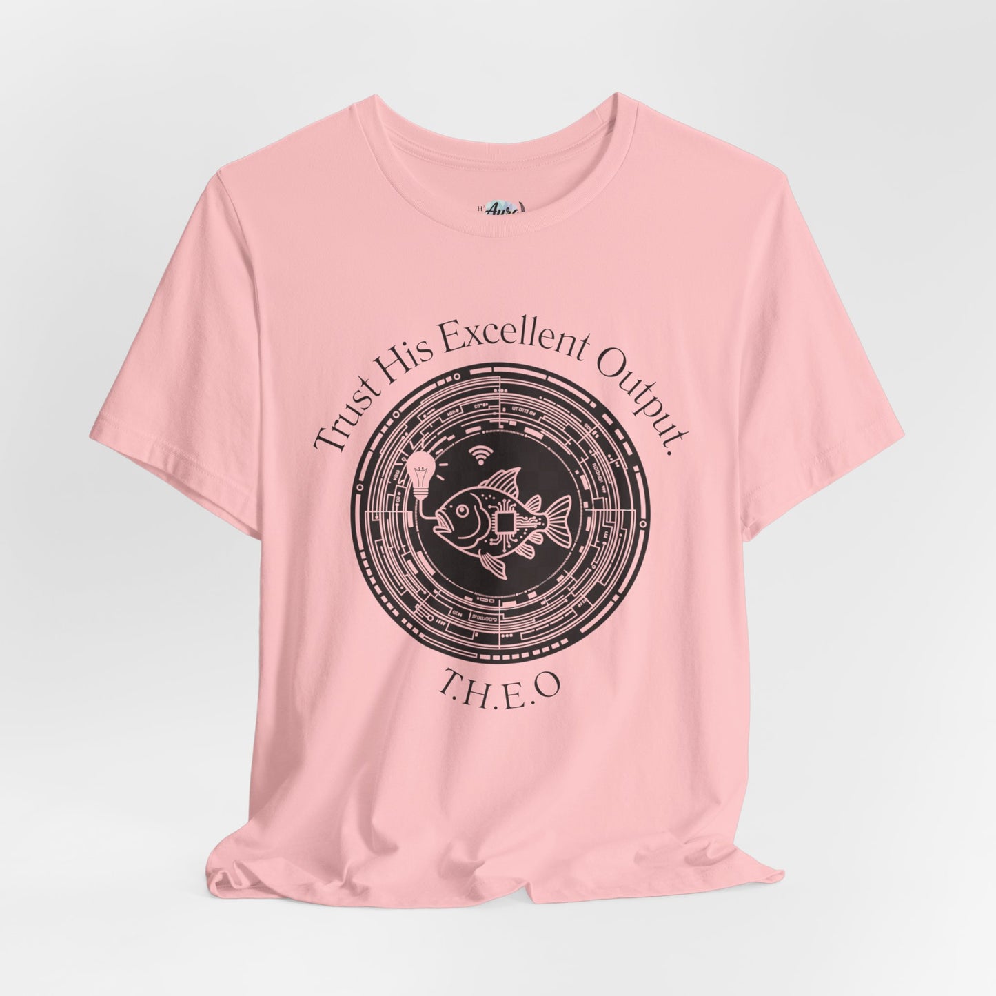 Personalized Spiritual Fish Circle Design Graphic Tee