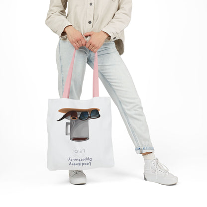 Personalized Initial Quote Sunglasses and Coffee Canvas Tote Custom Name