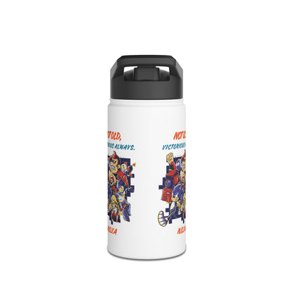Personalized Initial Quote Cartoon Stainless Steel Water Bottle