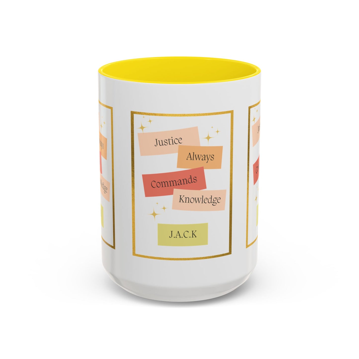 Personalized Inspirational Accent Coffee Mug