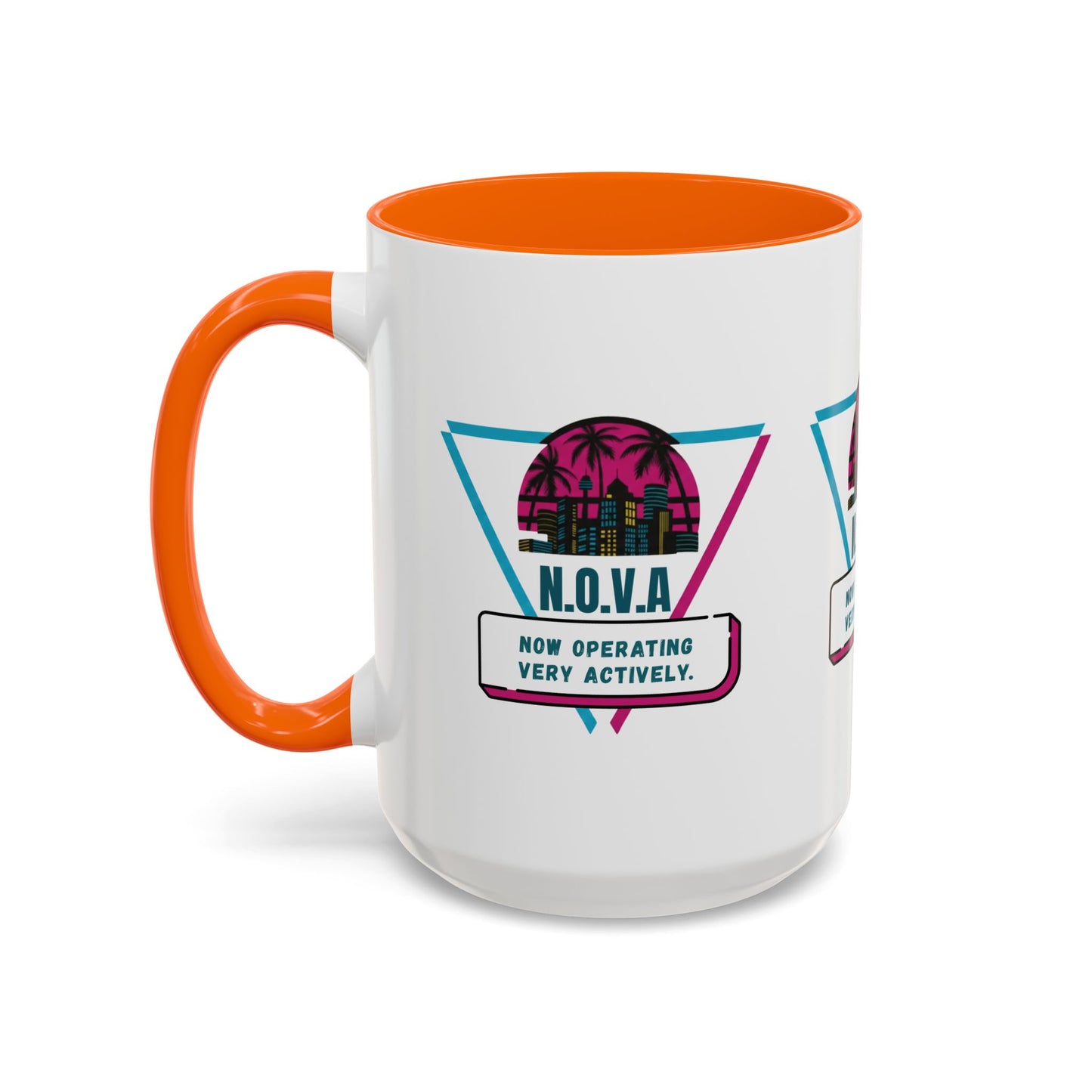 Personalized Building View Accent Coffee Mug