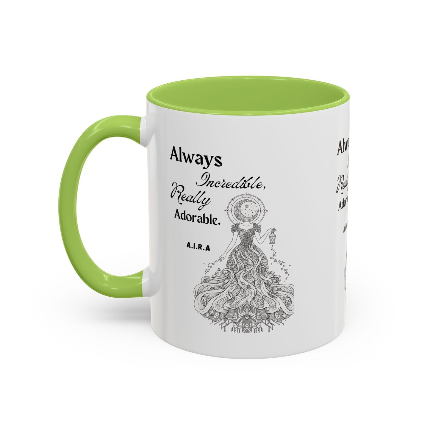 Personalized Girl With Light Accent Coffee Mug