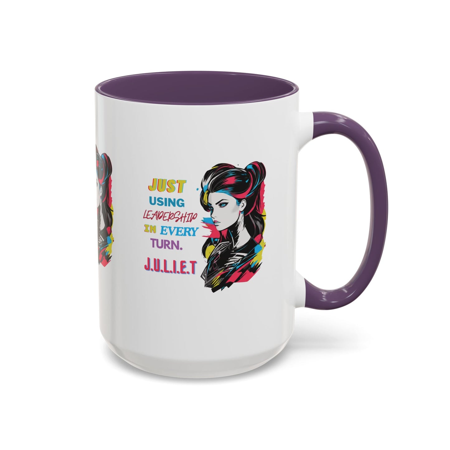 Personalized Vintage Girl Accent Coffee Mug