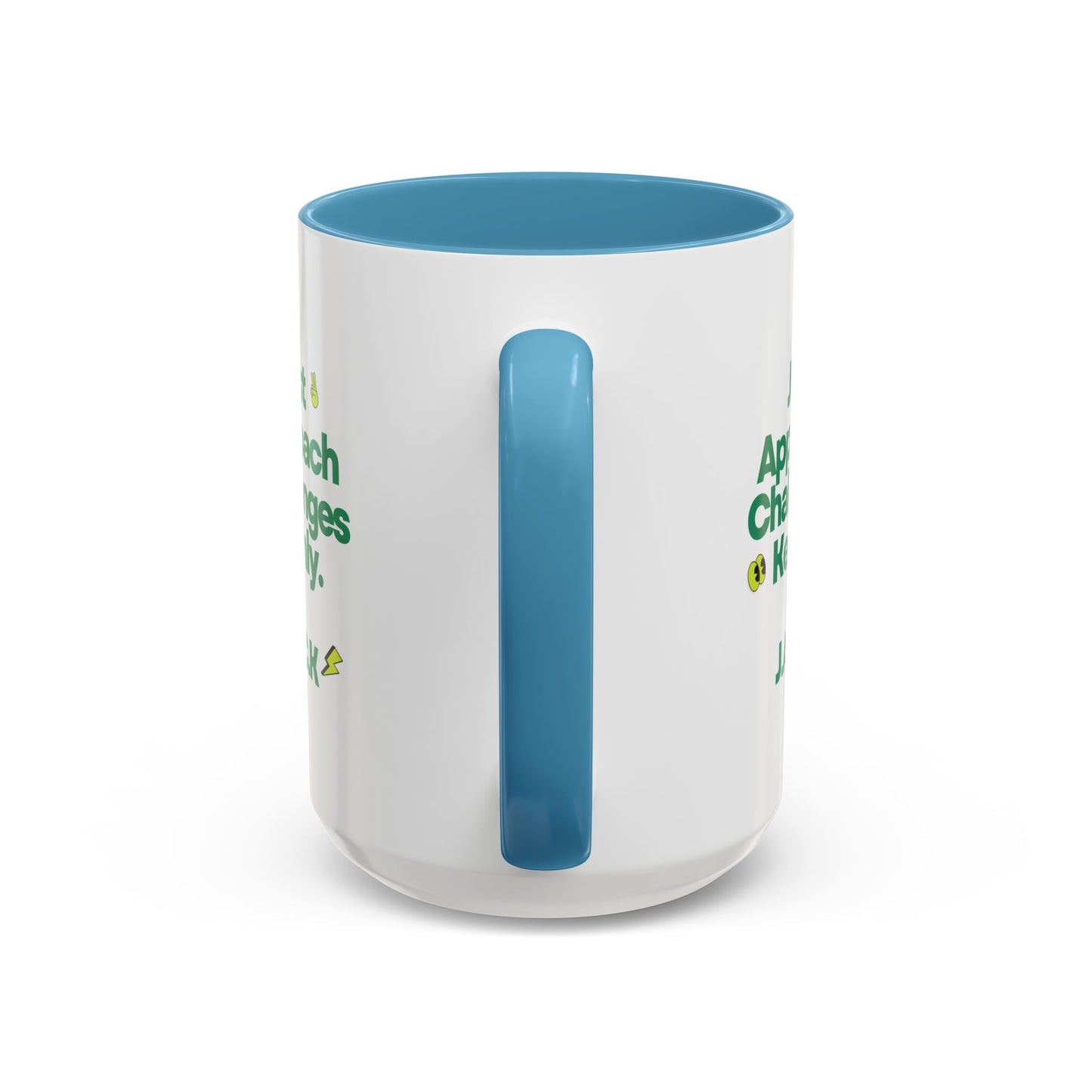 Personalized Simple Message Accent Coffee Mug