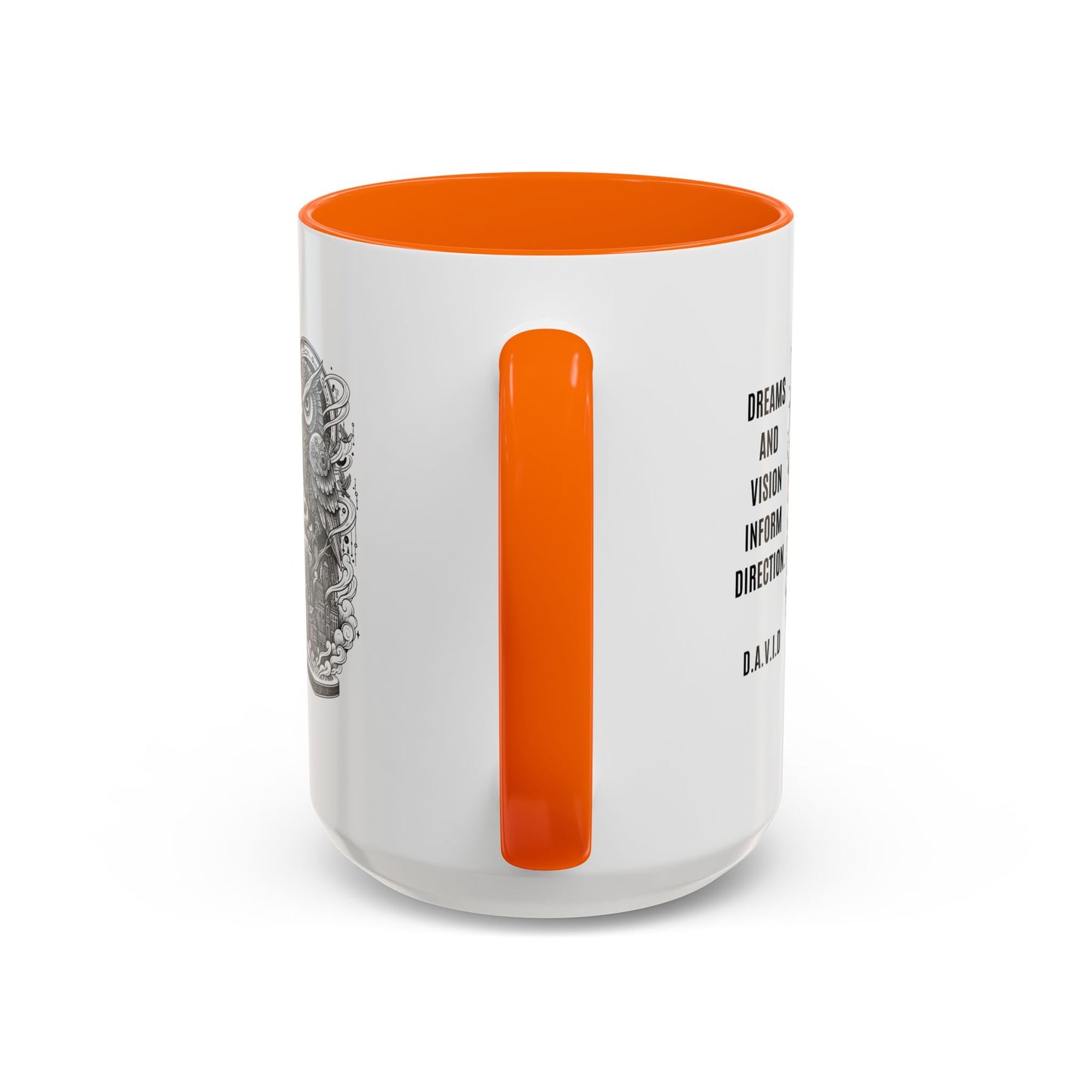 Personalized Owl Vision Accent Coffee Mug