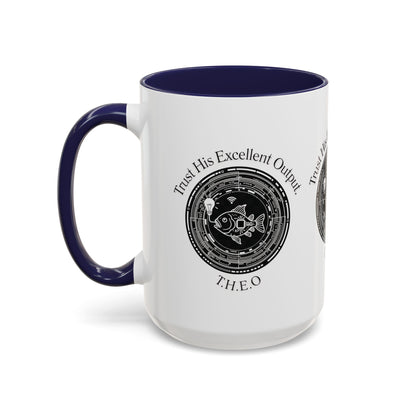 Personalized Spiritual Fish Accent Coffee Mug