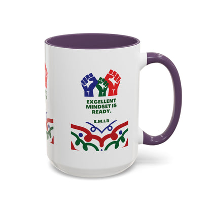 Personalized Initial Victory Accent Coffee Mug