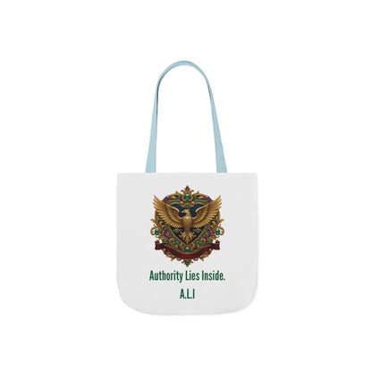 Personalized Initial Quote Eagle Wings Canvas Tote Custom Name