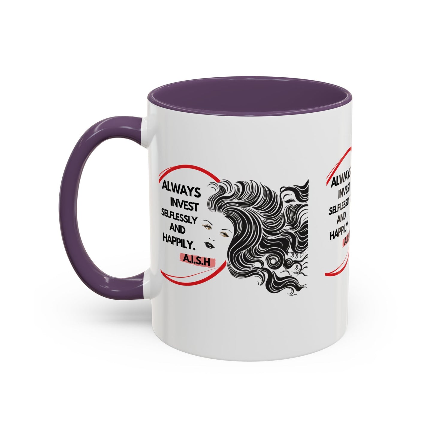 Personalized Inspirational Girl Accent Coffee Mug