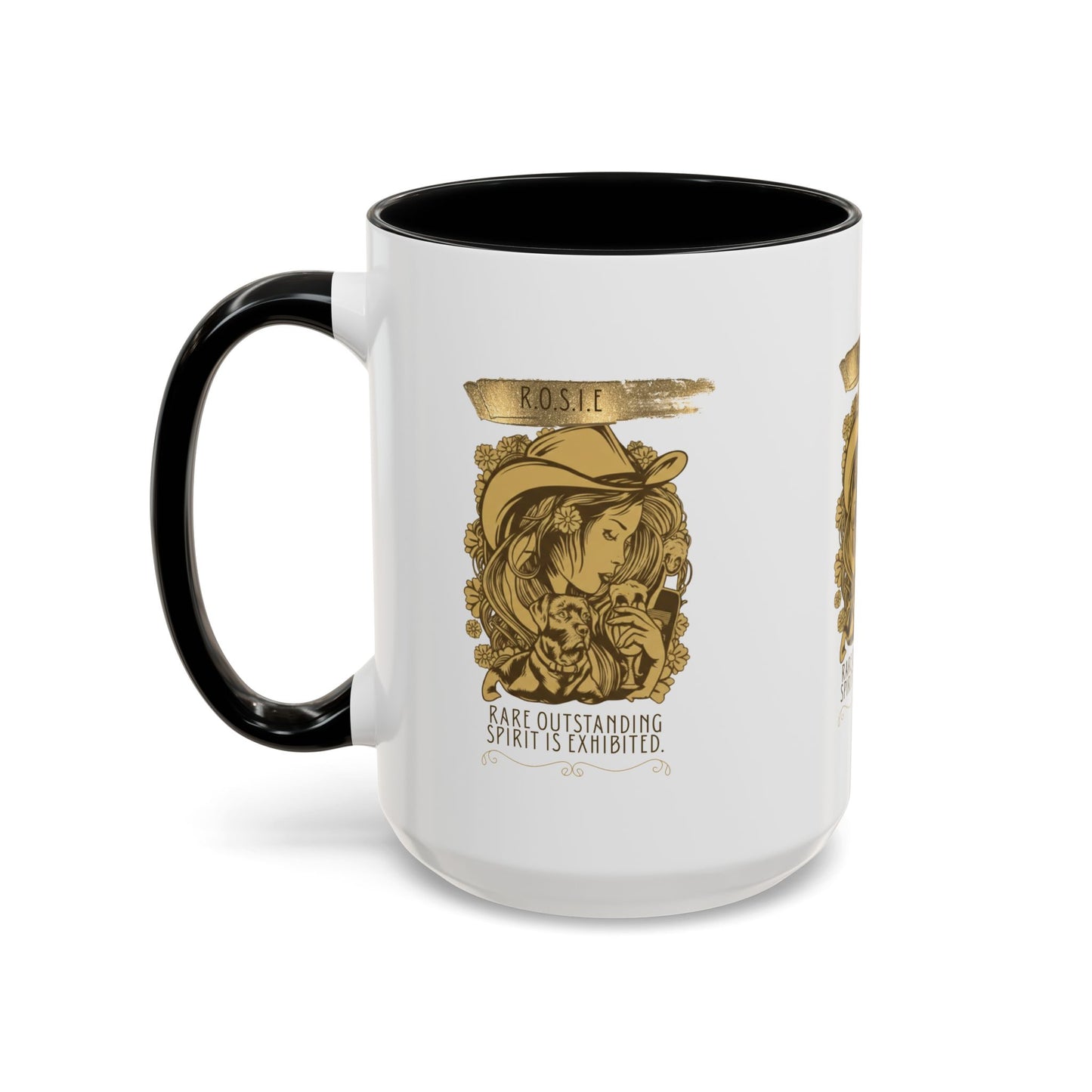 Personalized Golden Girl Accent Coffee Mug