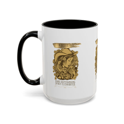 Personalized Golden Girl Accent Coffee Mug