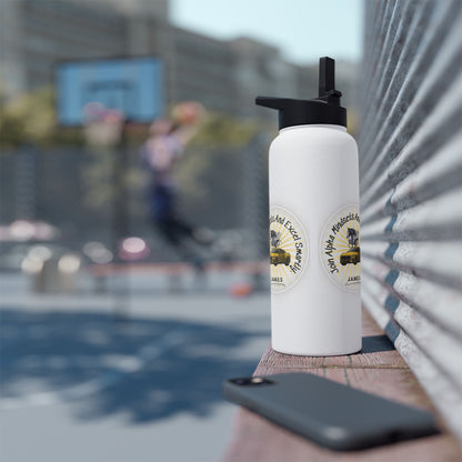 Personalized Initial Quote Horse Car Stainless Steel Water Bottle