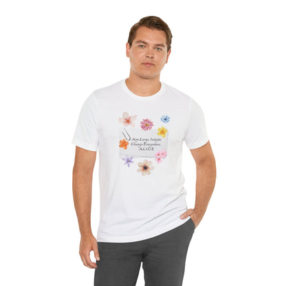 Personalized Floral Note Tee