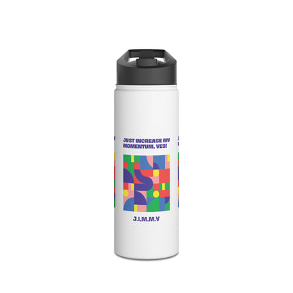 Personalized Initial Quote Colorful Momentum Stainless Steel Water Bottle