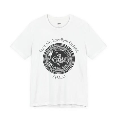 Personalized Spiritual Fish Circle Design Graphic Tee