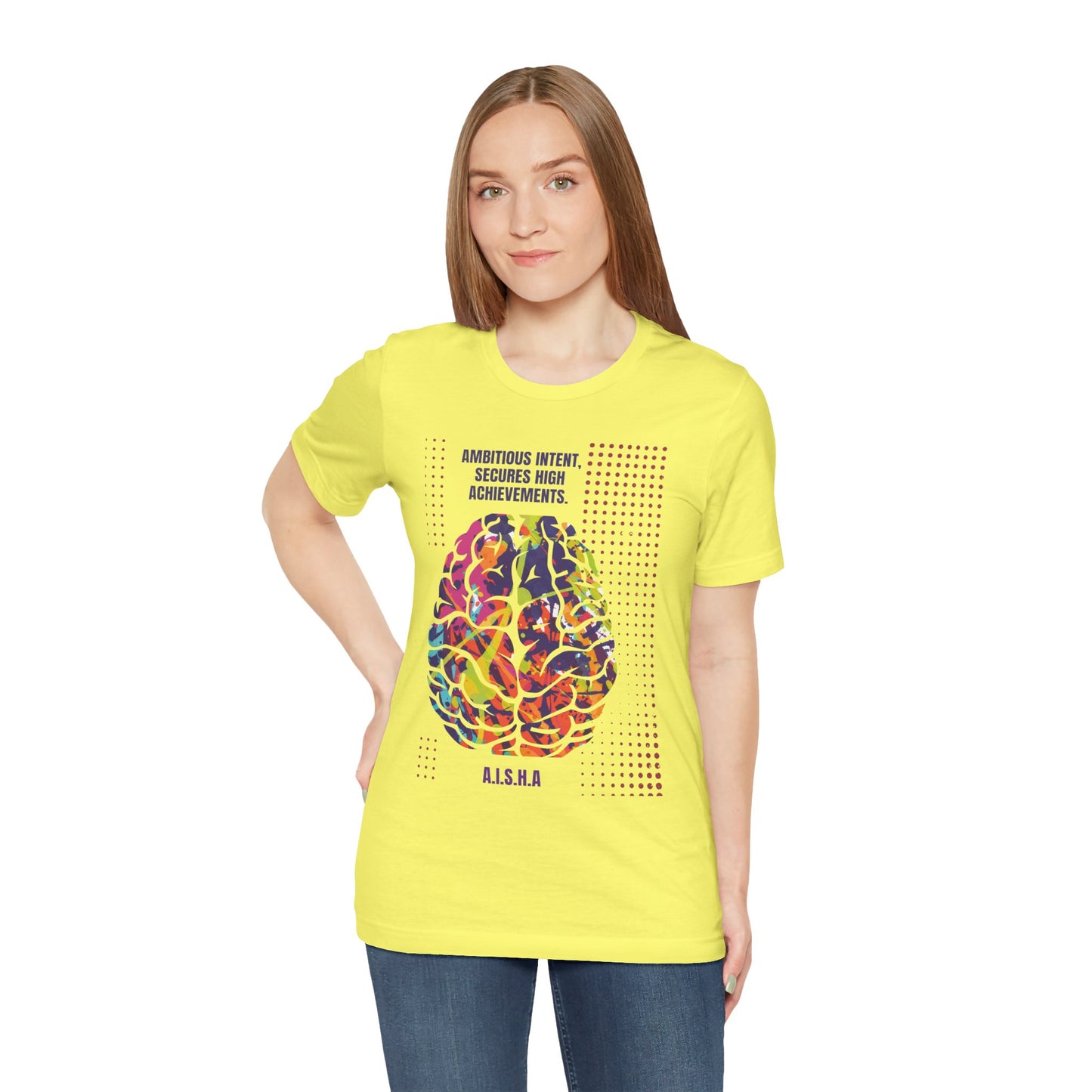 Personalized Motivational Brain Graphic Tee