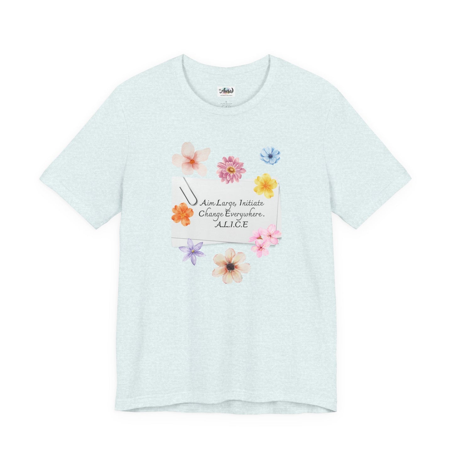 Personalized Floral Note Tee