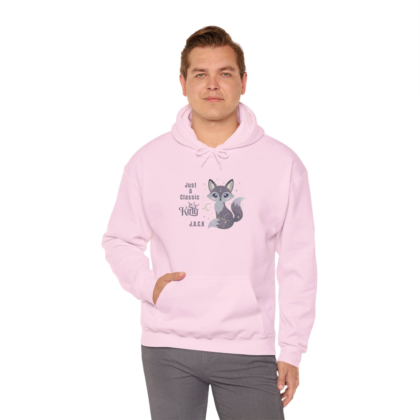 Personalized Fox King Hooded Sweatshirt