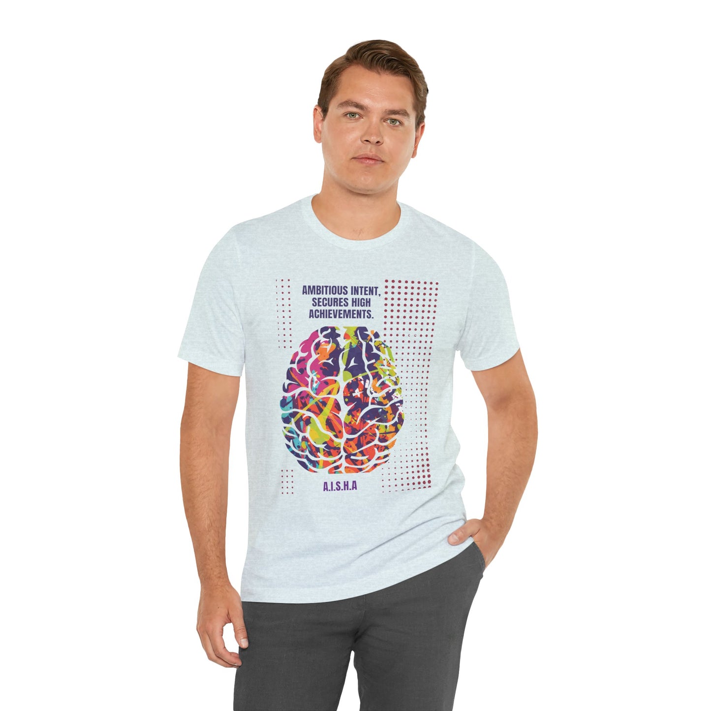 Personalized Motivational Brain Graphic Tee