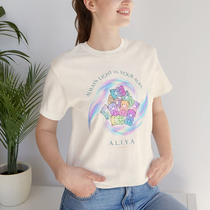 Personalized Pastel Teddy Heart Tee