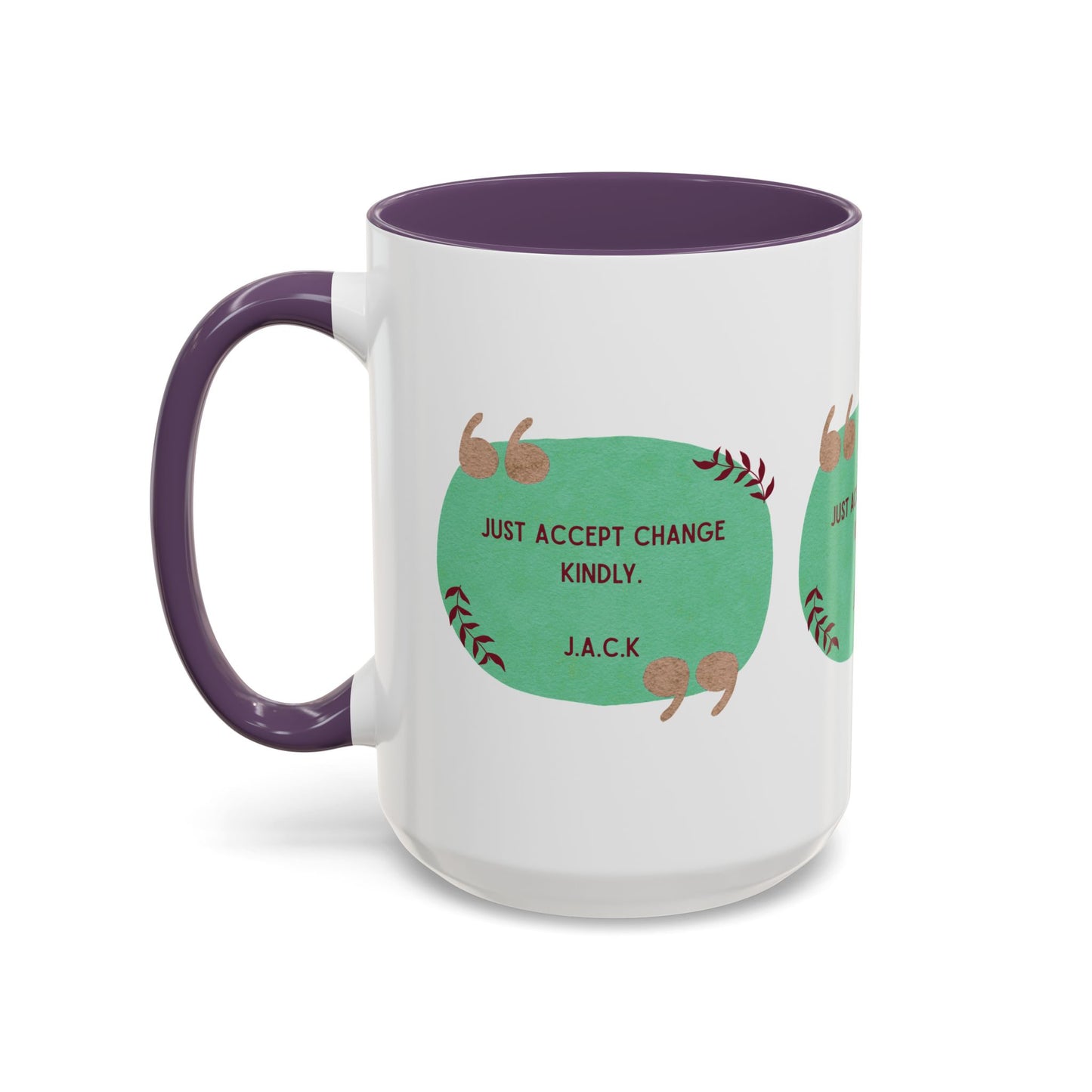 Personalized Note Box Accent Coffee Mug