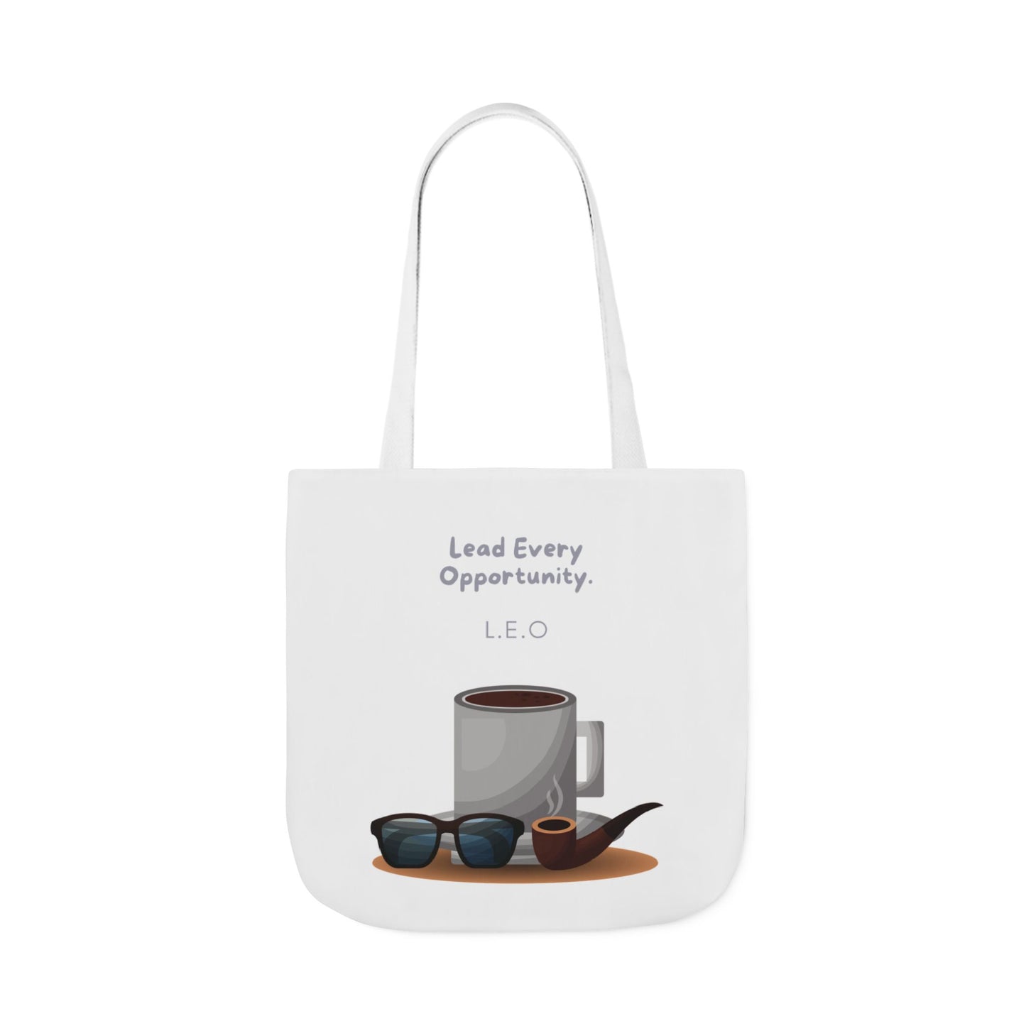Personalized Initial Quote Sunglasses and Coffee Canvas Tote Custom Name