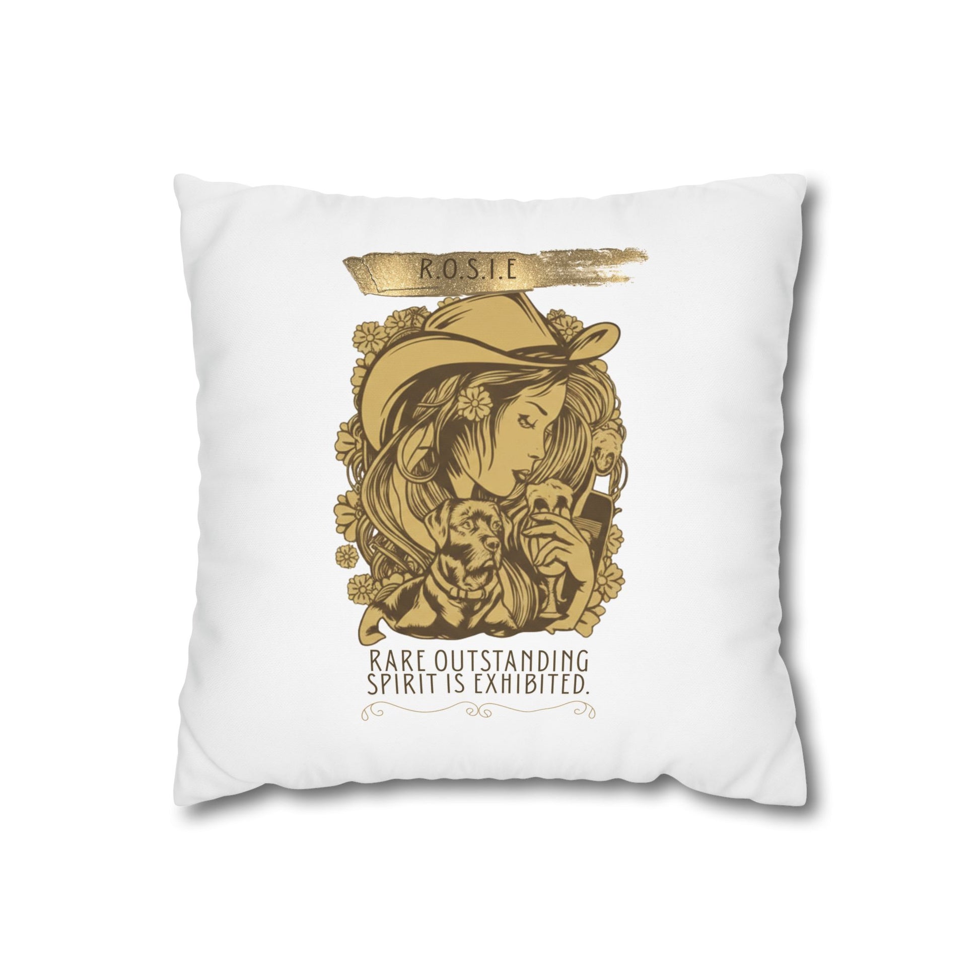 Customized monogrammed pillowcase with personalized quote. High-quality poly canvas square cushion cover, ideal for housewarming, wedding, or anniversary gifts with bespoke text.